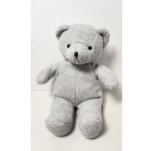 Vintage Mary Meyer 1994 Light Gray Teddy Bear Soft Plush Bundle Bear Toy 13"